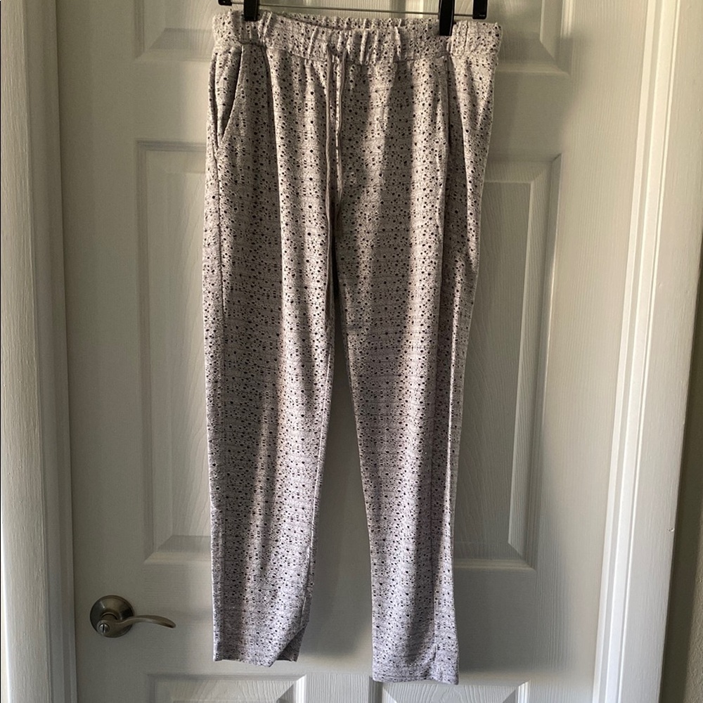 Gray Patterned Lounge Pants